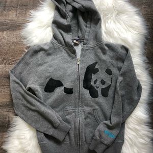 Enjoi Sweaters - Enjoi panda skateboard grey zip up hoodie Enjoi Sweaters - Enjoi panda skateboard grey zip up hoodie
